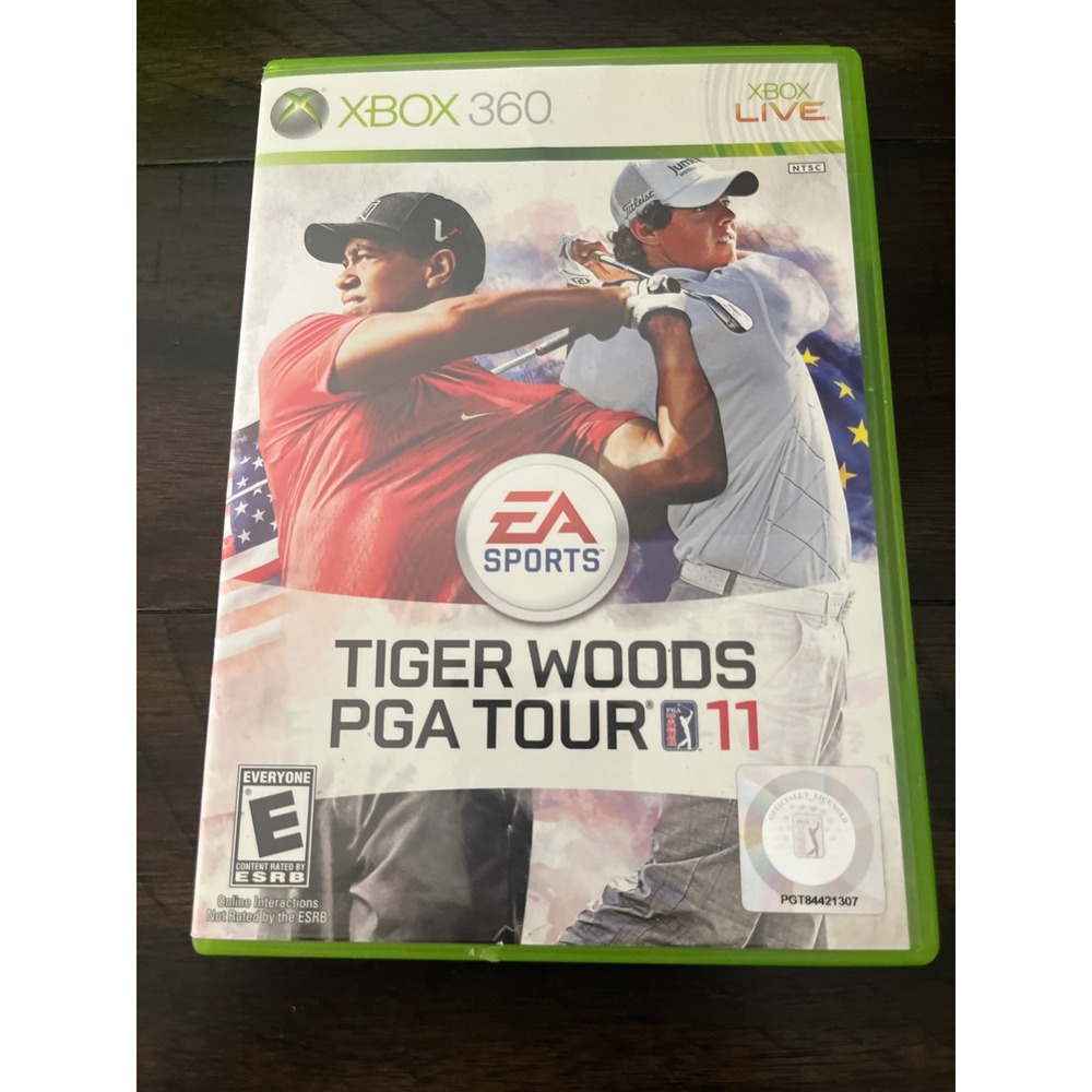 Tiger Woods PGA Tour 11 Xbox 360 EA Sports Golf Game with Manual CIB